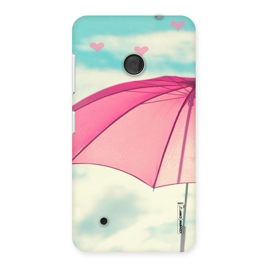 Cute Pink Umbrella Back Case for Lumia 530