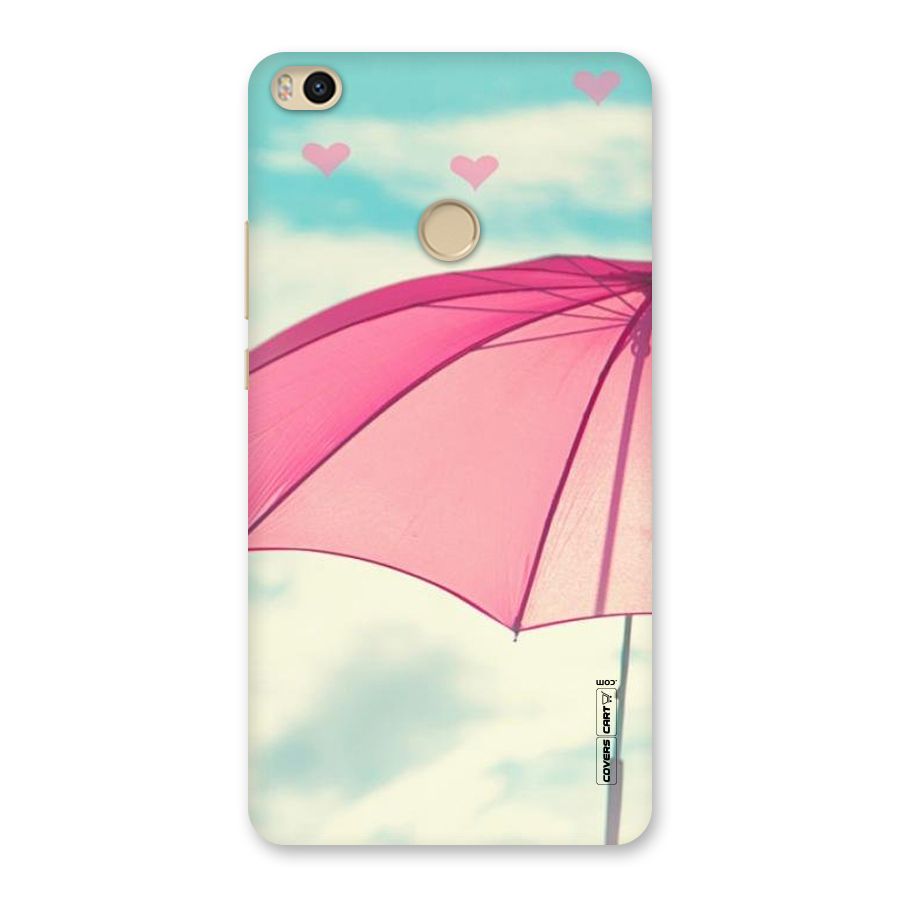 Cute Pink Umbrella Back Case for Mi Max 2