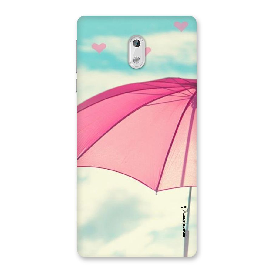 Cute Pink Umbrella Back Case for Nokia 3