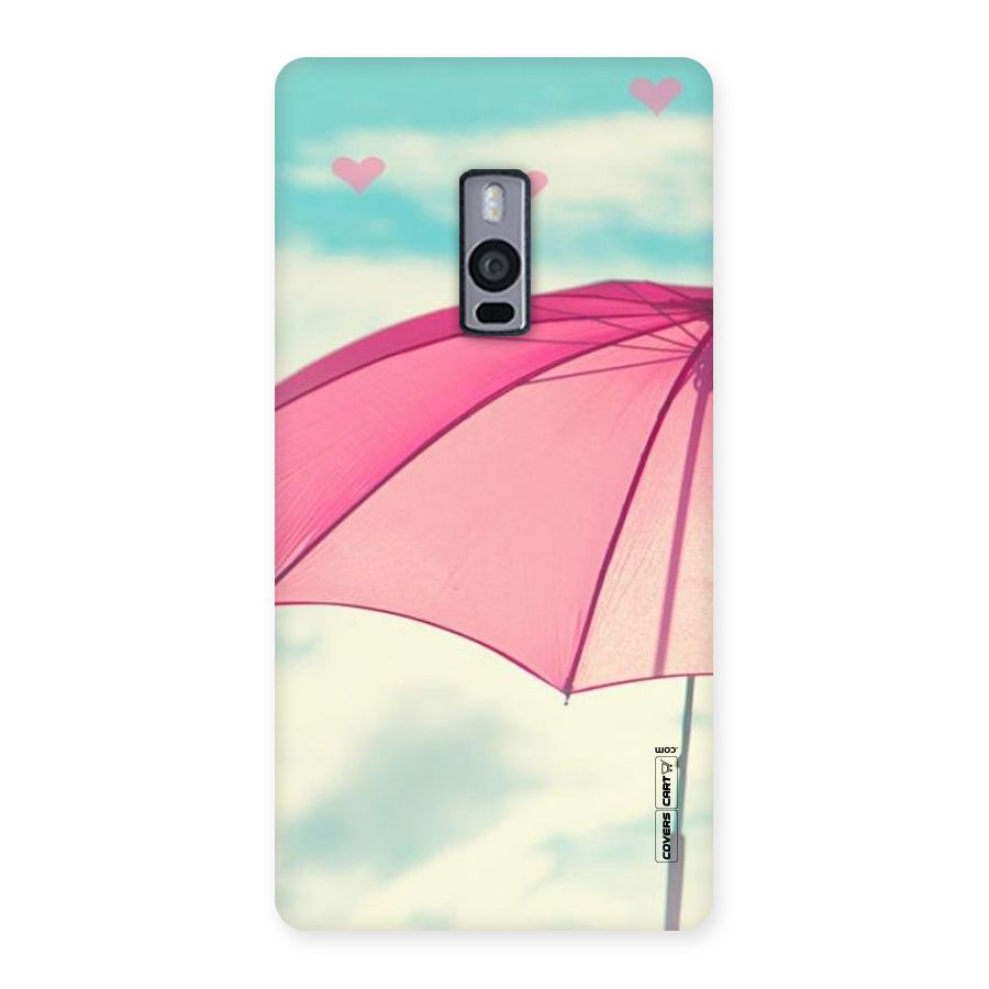 Cute Pink Umbrella Back Case for OnePlus Two