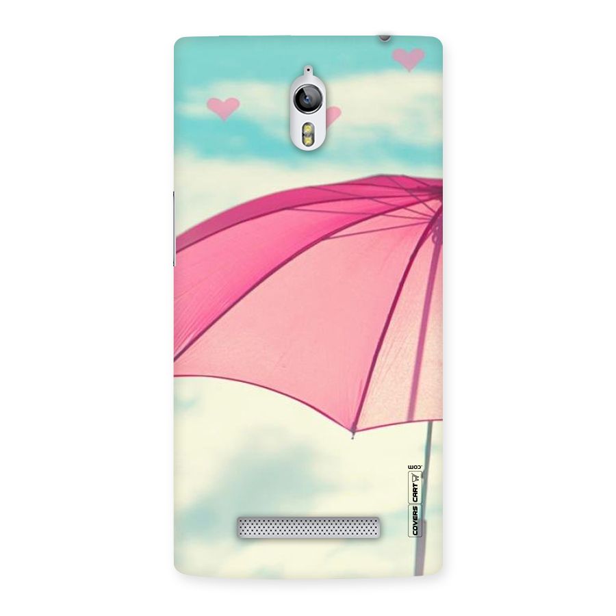 Cute Pink Umbrella Back Case for Oppo Find 7