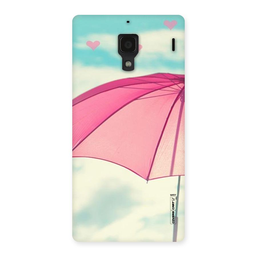Cute Pink Umbrella Back Case for Redmi 1S