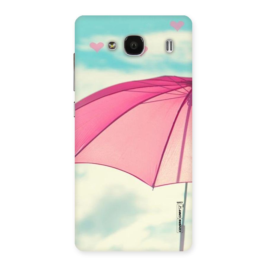 Cute Pink Umbrella Back Case for Redmi 2s