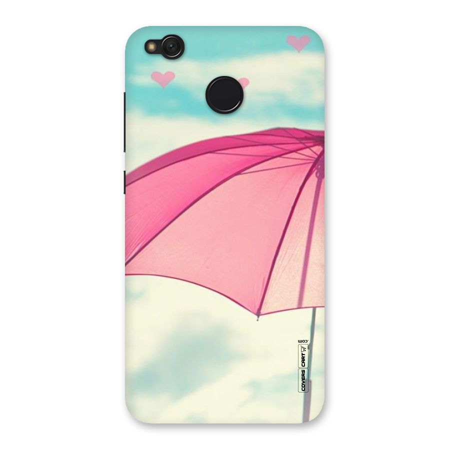 Cute Pink Umbrella Back Case for Redmi 4