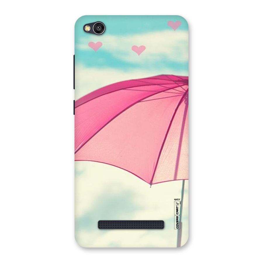 Cute Pink Umbrella Back Case for Redmi 4A