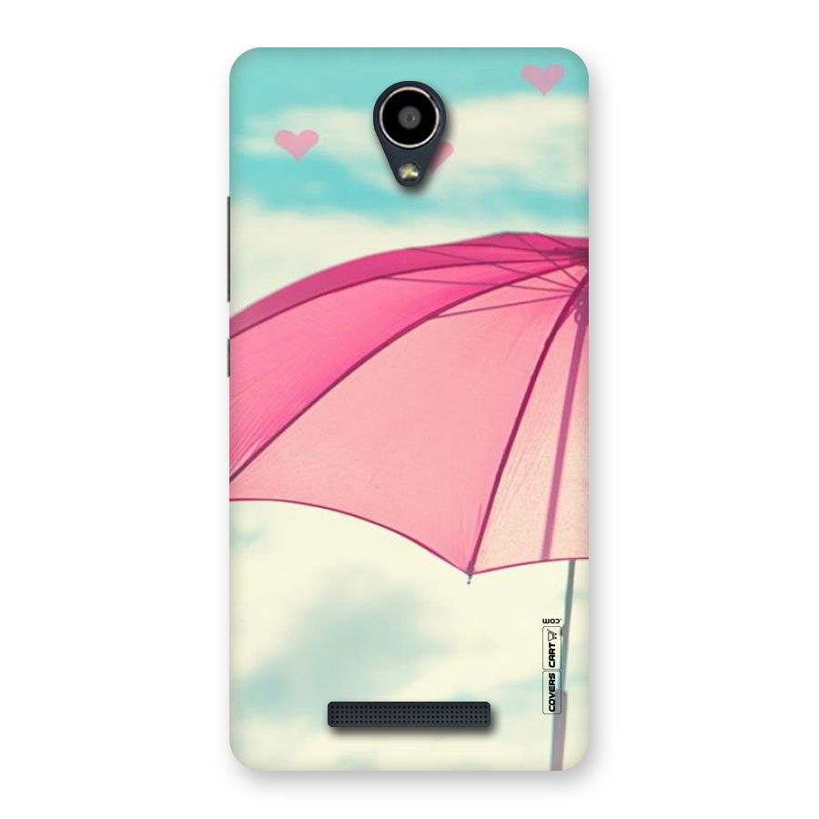 Cute Pink Umbrella Back Case for Redmi Note 2