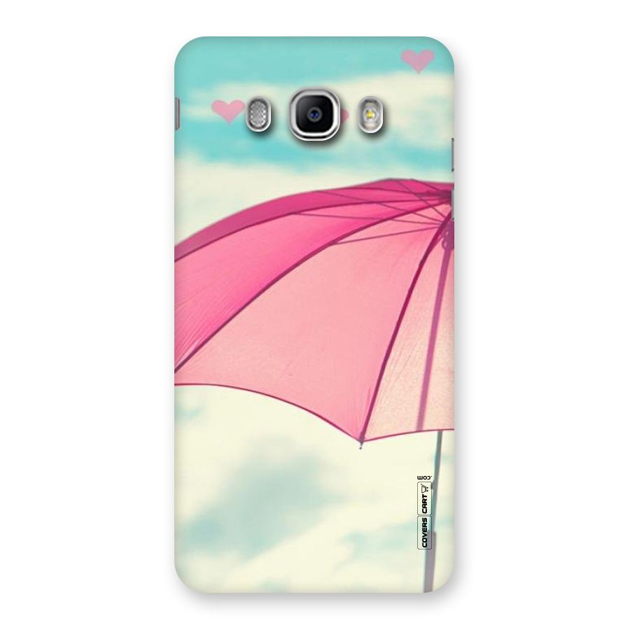 Cute Pink Umbrella Back Case for Samsung Galaxy J5 2016