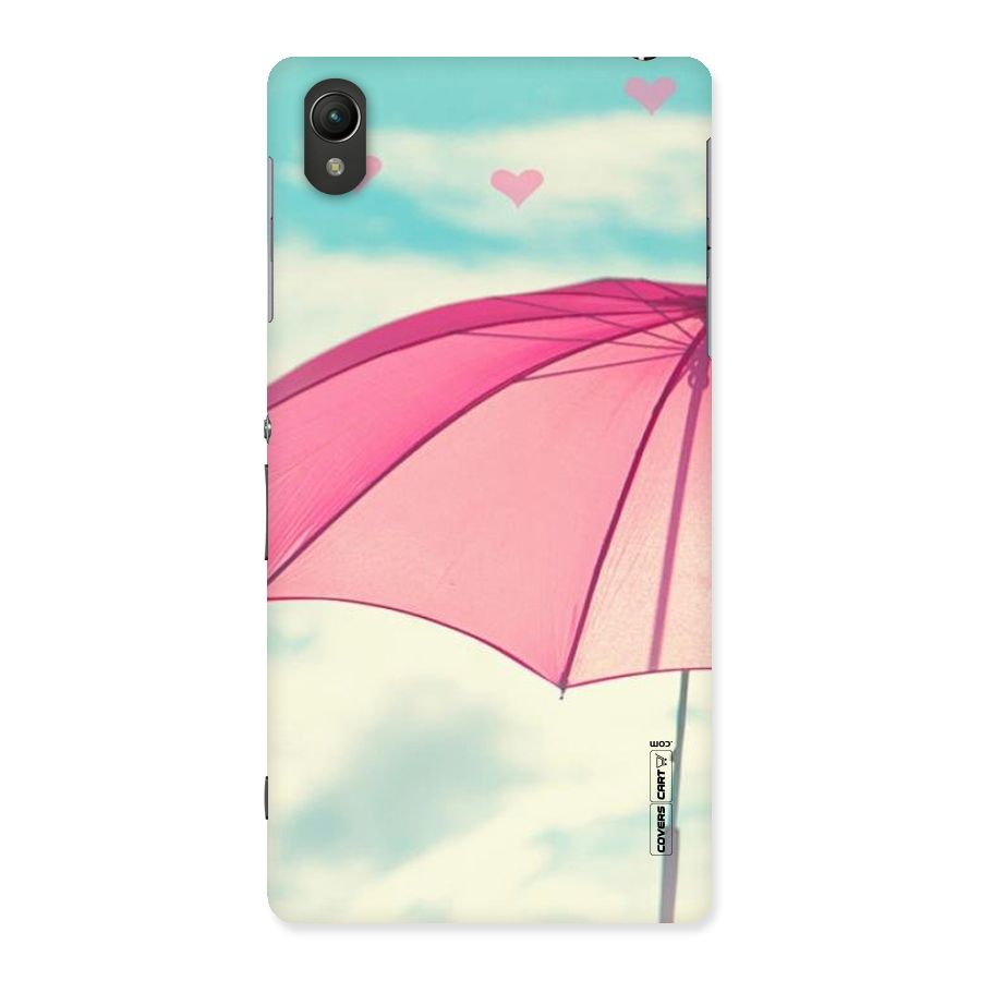Cute Pink Umbrella Back Case for Sony Xperia Z2