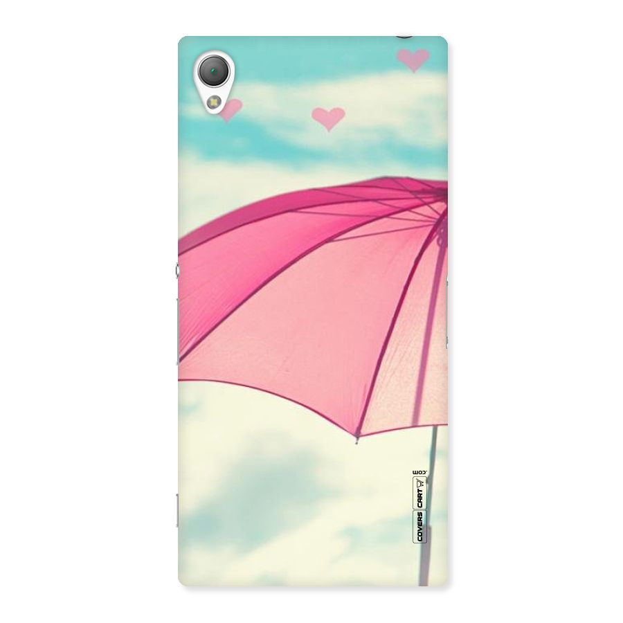 Cute Pink Umbrella Back Case for Sony Xperia Z3