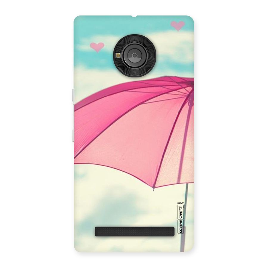 Cute Pink Umbrella Back Case for Yu Yuphoria