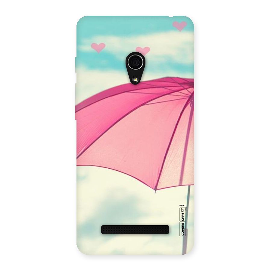Cute Pink Umbrella Back Case for Zenfone 5
