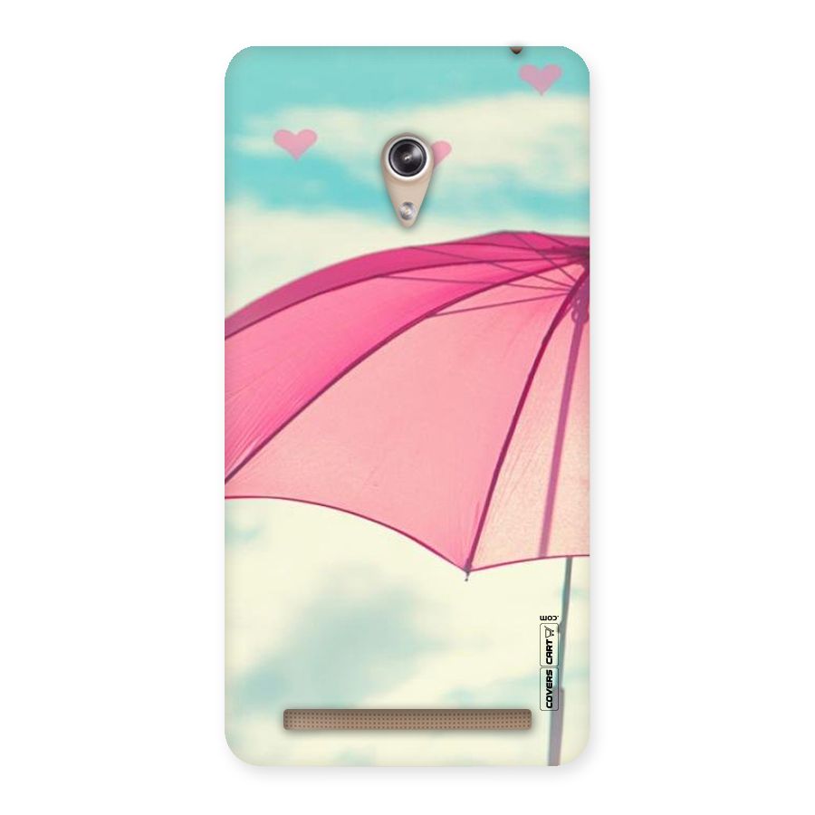 Cute Pink Umbrella Back Case for Zenfone 6
