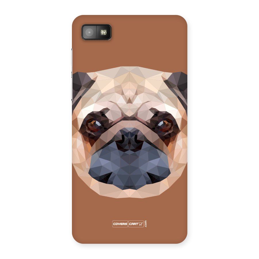 Cute Pug Back Case for Blackberry Z10