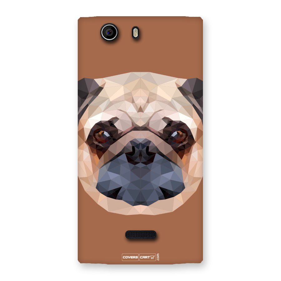 Cute Pug Back Case for Canvas Nitro 2 E311