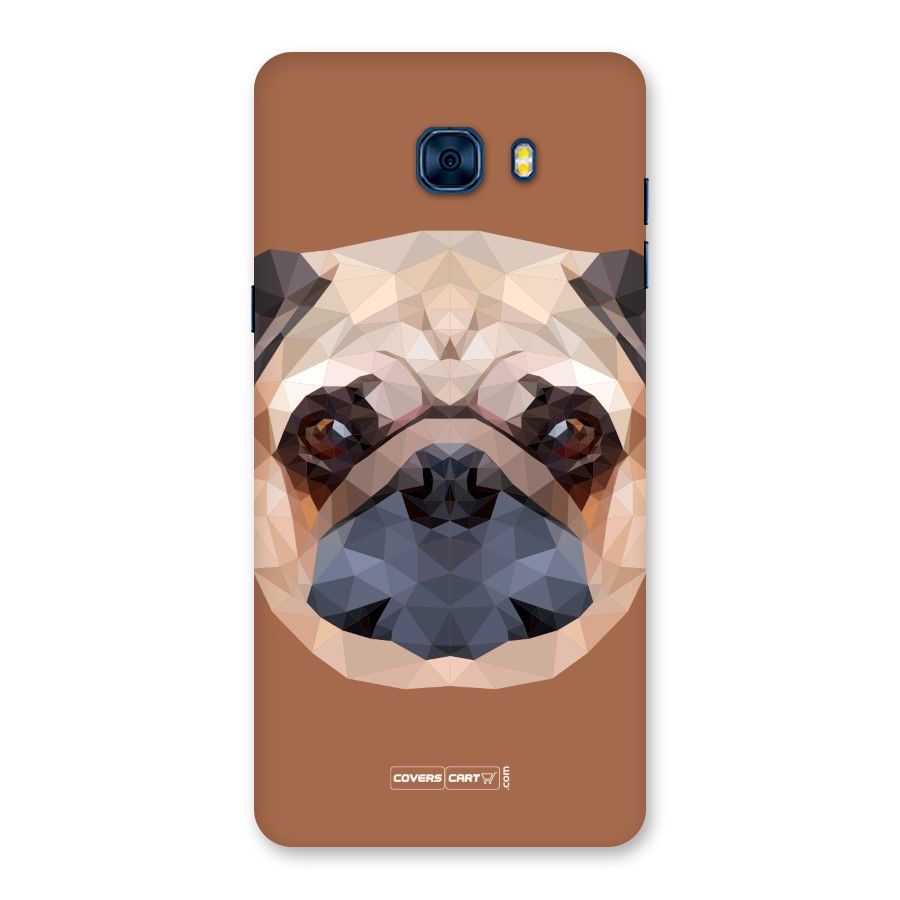 Cute Pug Back Case for Galaxy C7 Pro