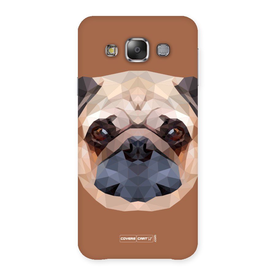 Cute Pug Back Case for Galaxy E7
