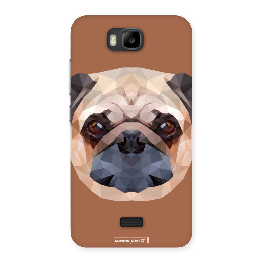Cute Pug Back Case for Honor Bee
