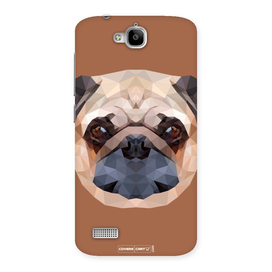 Cute Pug Back Case for Honor Holly