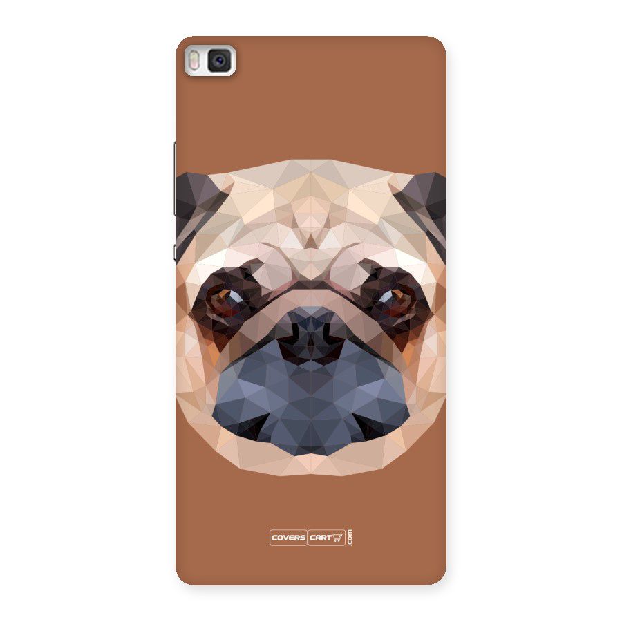 Cute Pug Back Case for Huawei P8