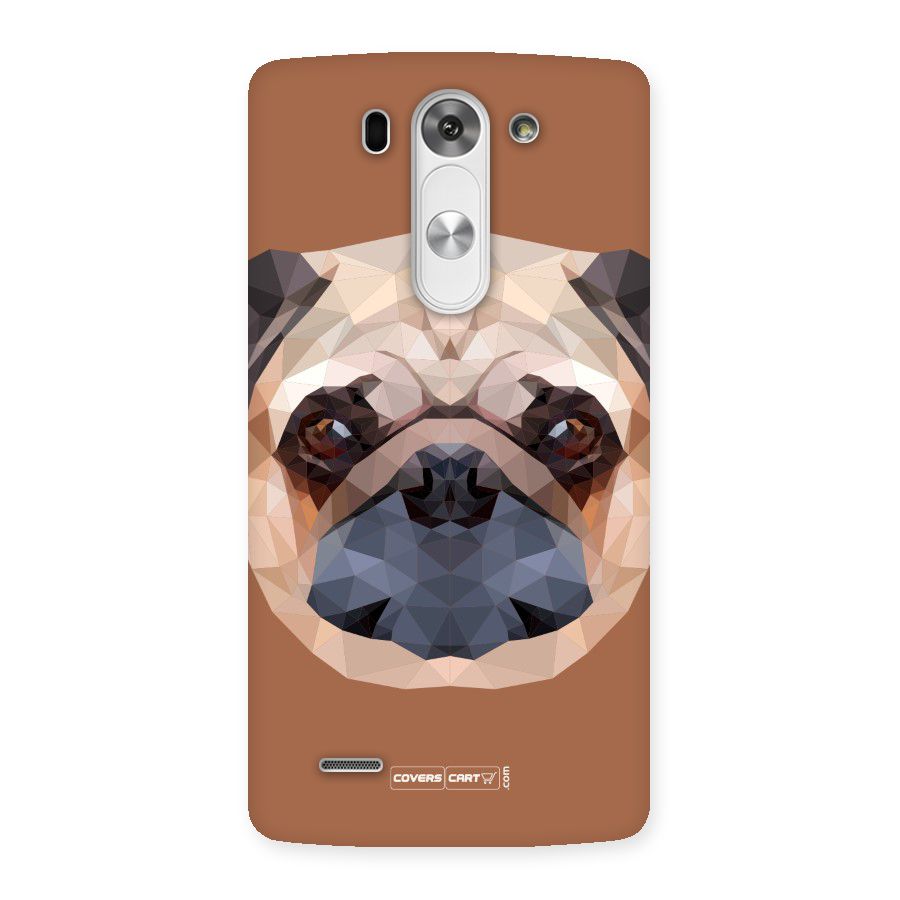 Cute Pug Back Case for LG G3 Beat