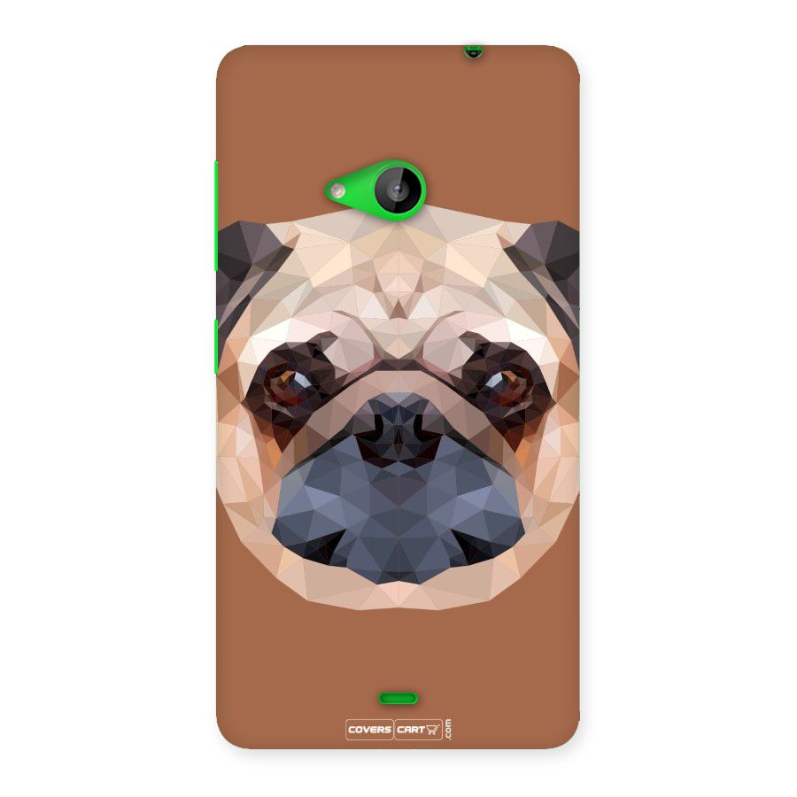 Cute Pug Back Case for Lumia 535