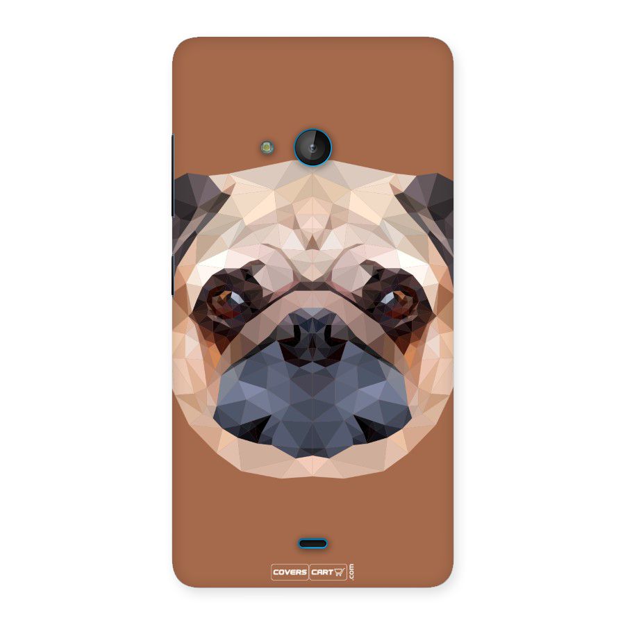 Cute Pug Back Case for Lumia 540
