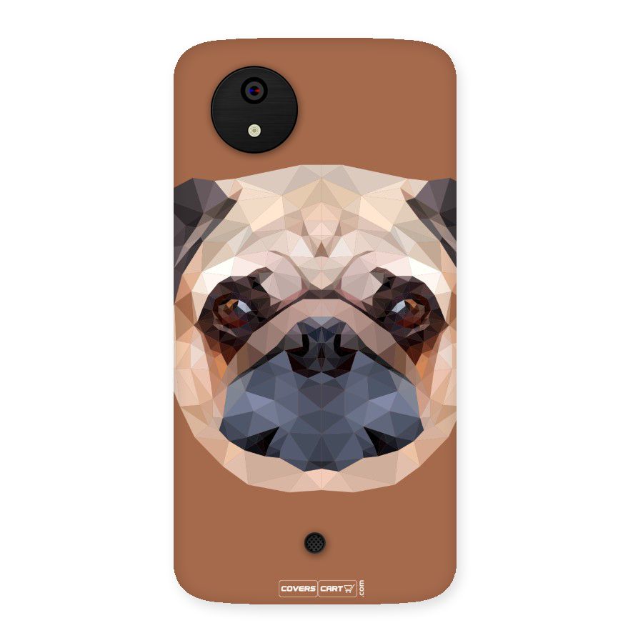 Cute Pug Back Case for Micromax Canvas A1