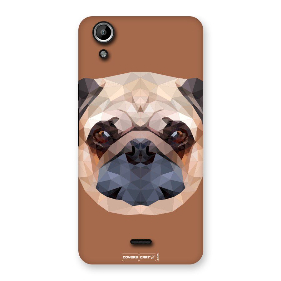 Cute Pug Back Case for Micromax Canvas Selfie Lens Q345