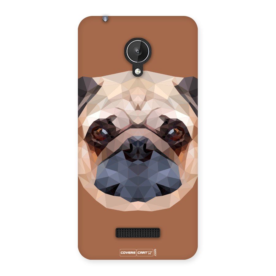 Cute Pug Back Case for Micromax Canvas Spark Q380