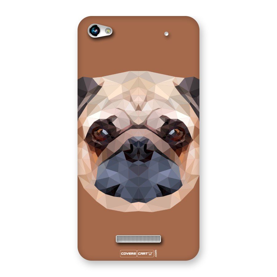 Cute Pug Back Case for Micromax Hue 2