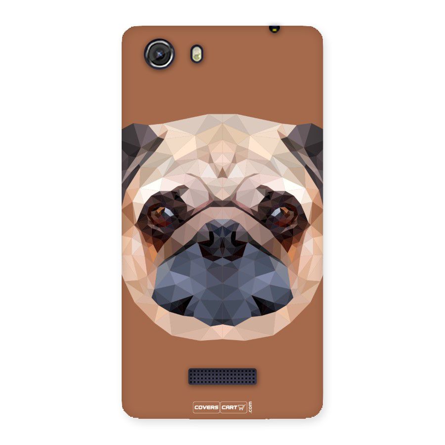 Cute Pug Back Case for Micromax Unite 3
