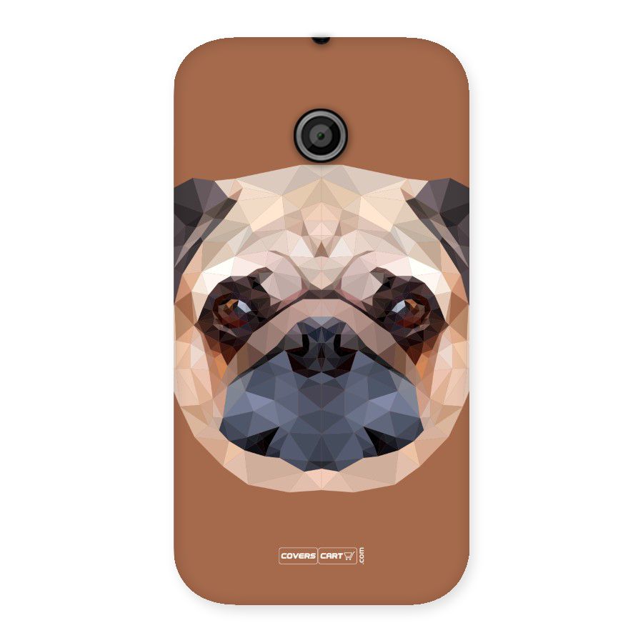 Cute Pug Back Case for Moto E