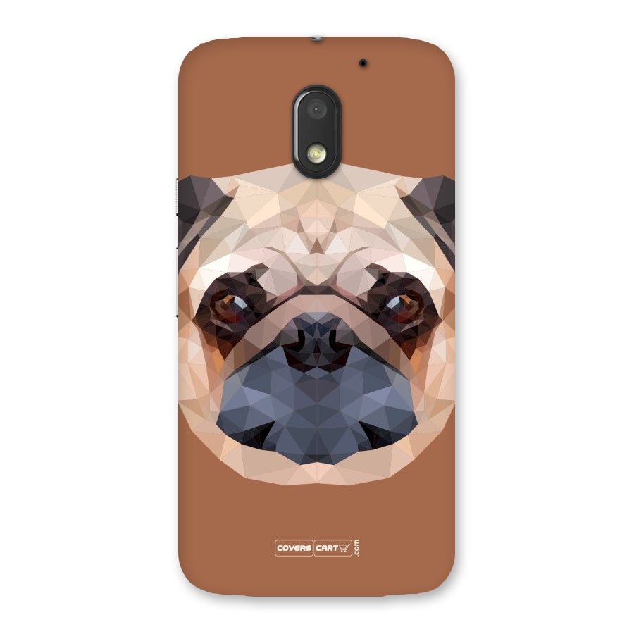 Cute Pug Back Case for Moto E3 Power