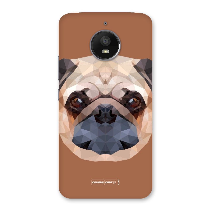 Cute Pug Back Case for Moto E4 Plus