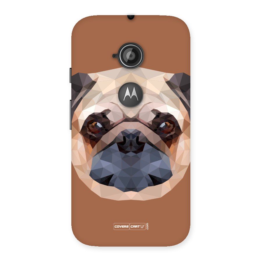 Cute Pug Back Case for Moto E 2nd Gen