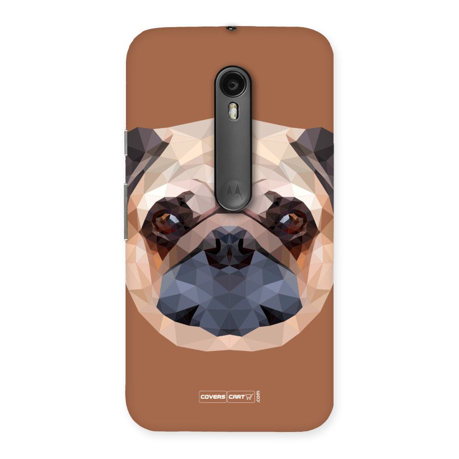 Cute Pug Back Case for Moto G3