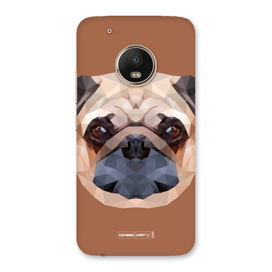 Cute Pug Back Case for Moto G5 Plus