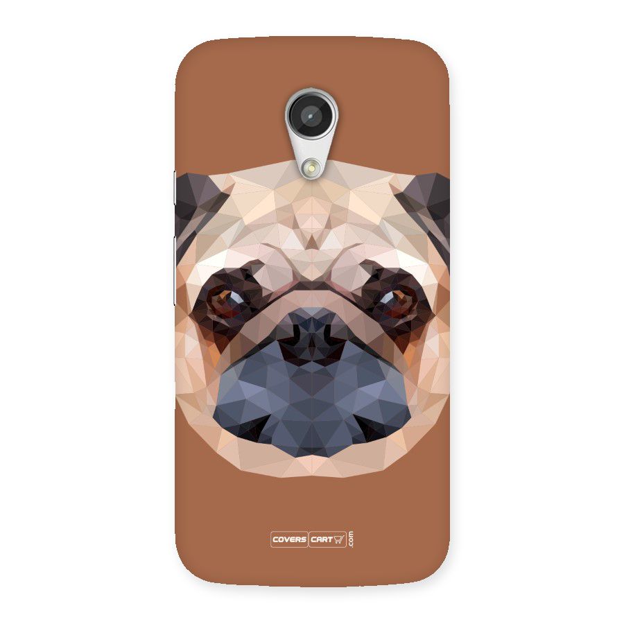 Cute Pug Back Case for Moto G 2nd Gen