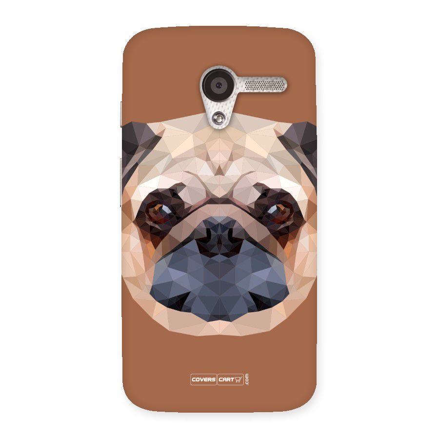 Cute Pug Back Case for Moto X
