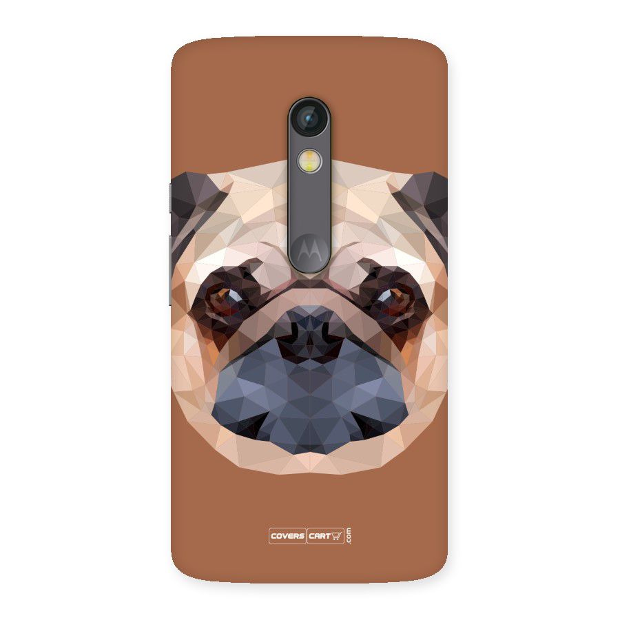 Cute Pug Back Case for Moto X Play