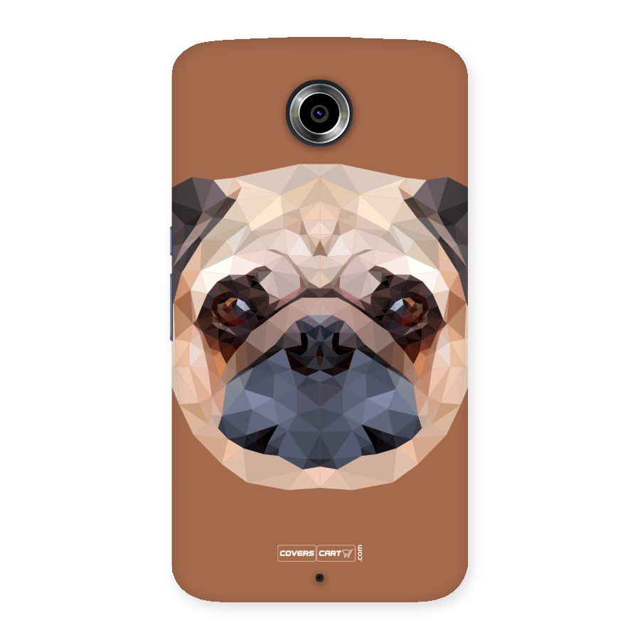 Cute Pug Back Case for Nexsus 6