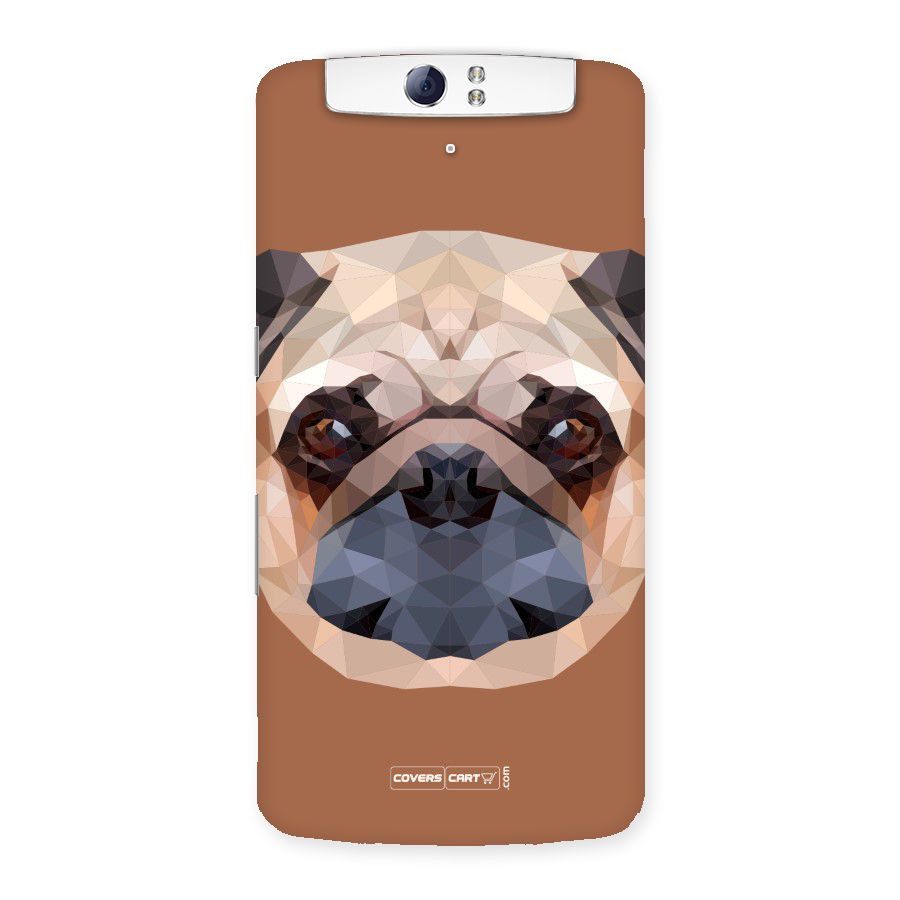 Cute Pug Back Case for Oppo N1