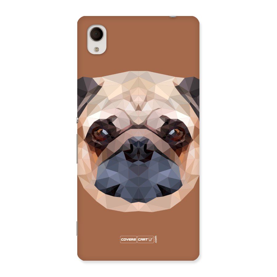 Cute Pug Back Case for Sony Xperia M4