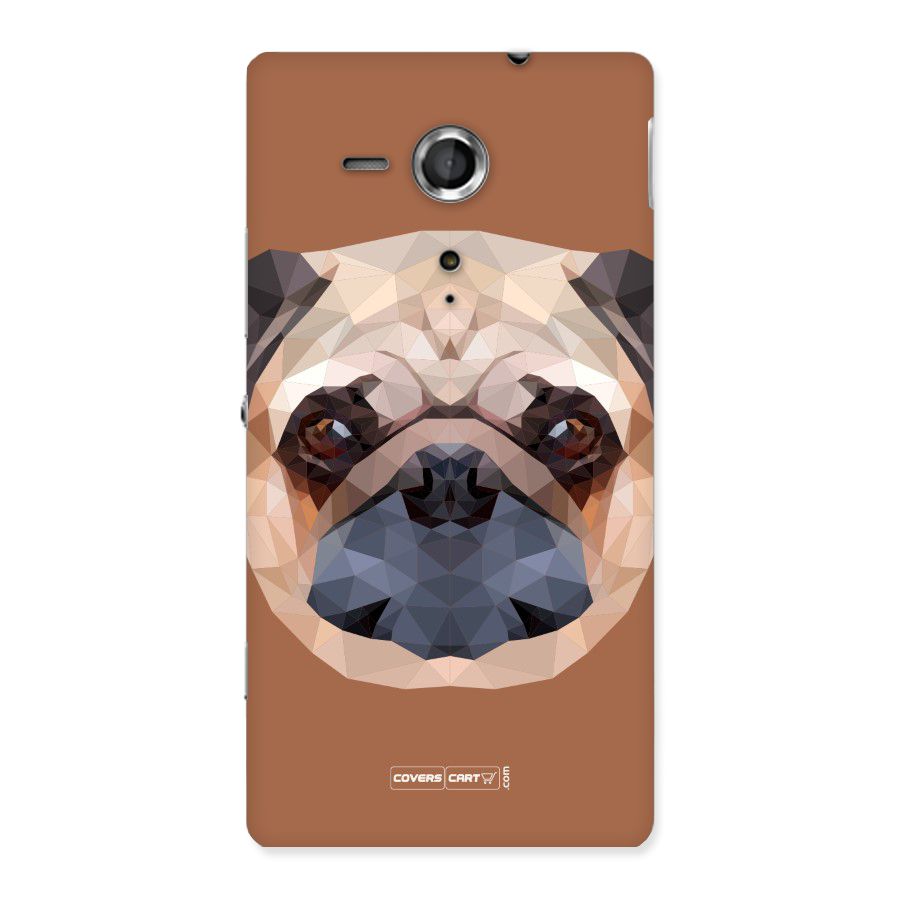 Cute Pug Back Case for Sony Xperia SP
