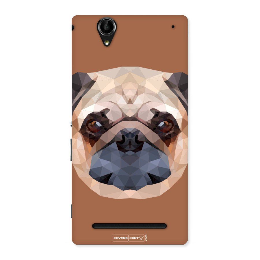 Cute Pug Back Case for Sony Xperia T2