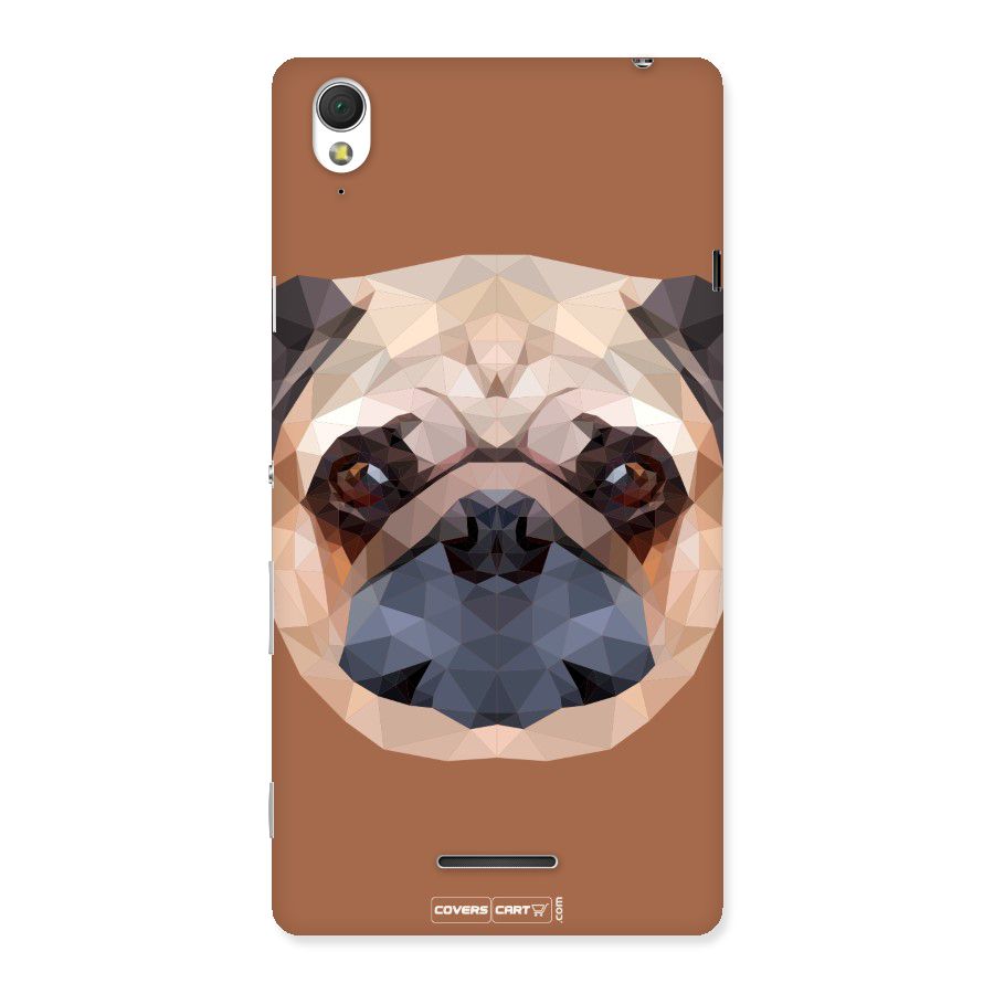 Cute Pug Back Case for Sony Xperia T3