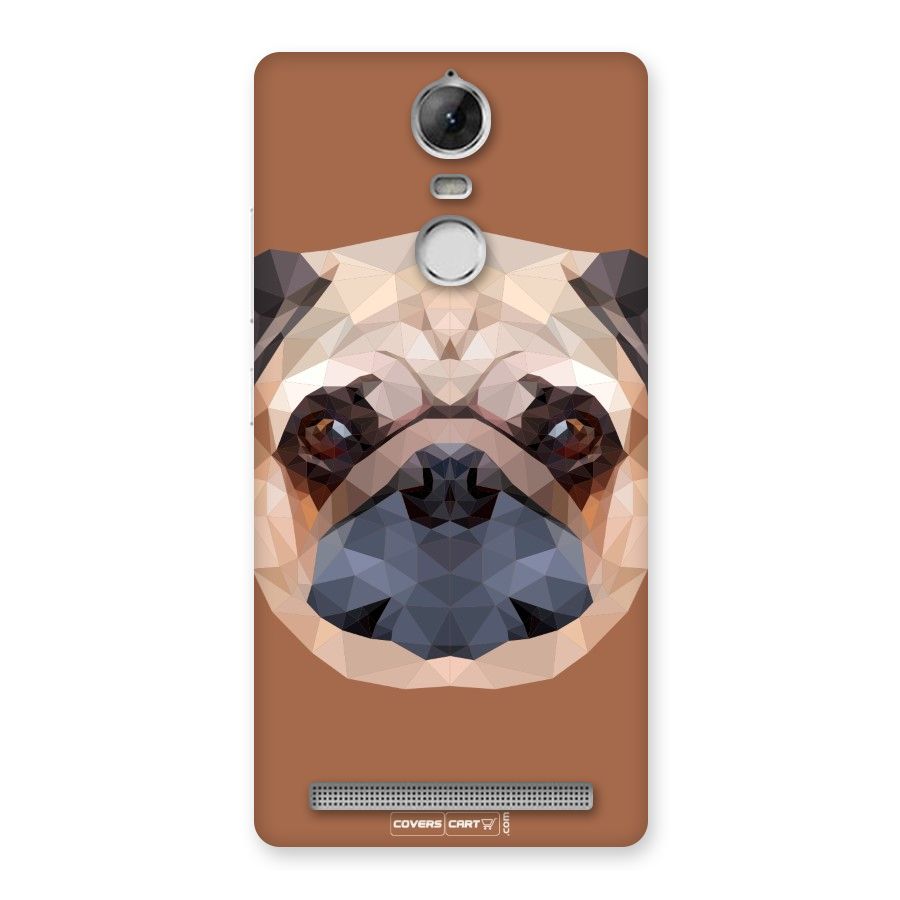 Cute Pug Back Case for Vibe K5 Note