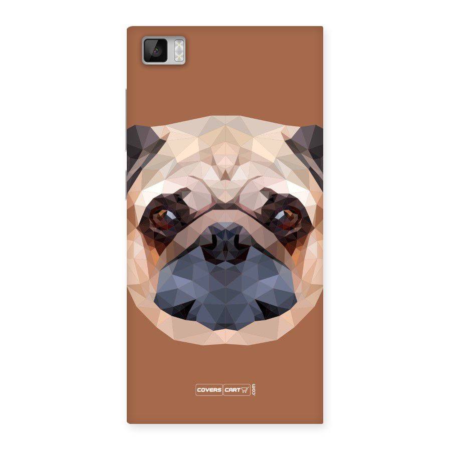 Cute Pug Back Case for Xiaomi Mi3