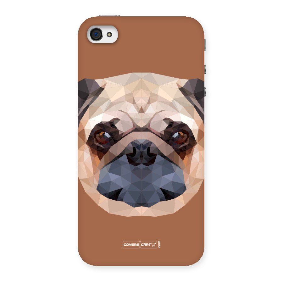 Cute Pug Back Case for iPhone 4 4s