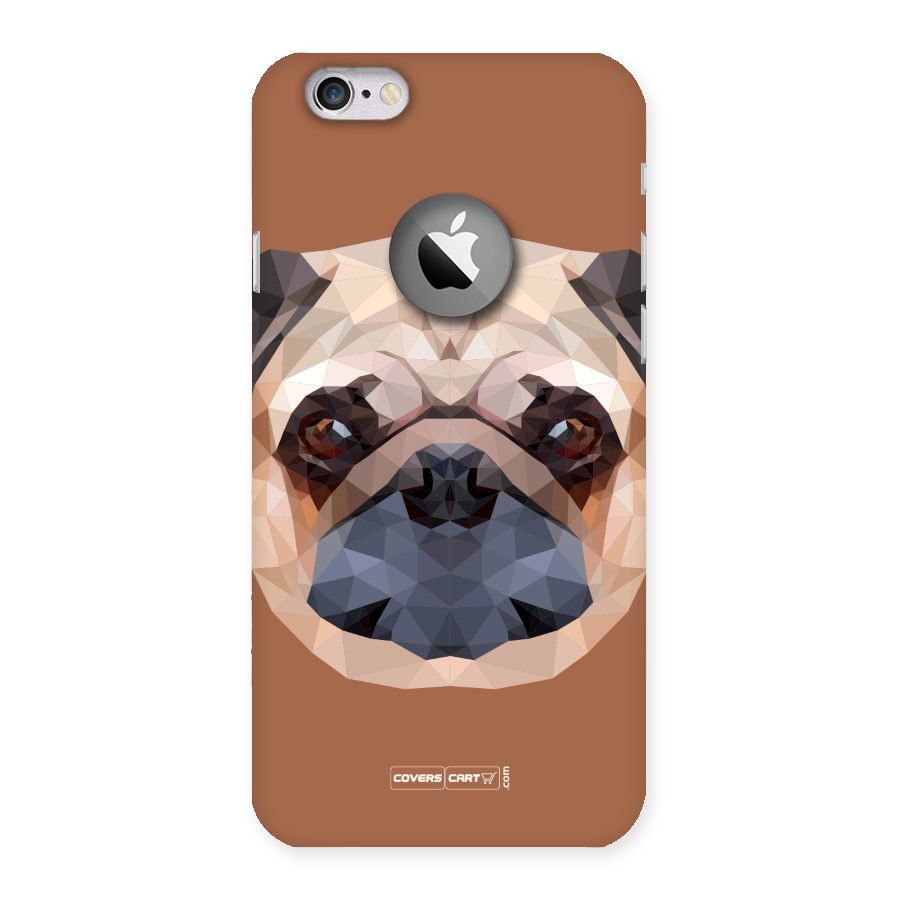 Cute Pug Back Case for iPhone 6 Logo Cut